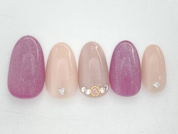 ネイルサロン アビー グランデュオ蒲田店(abbie)/ピンクマグネット