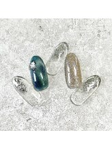 ミュナ(myuna)/夏マグネットネイル