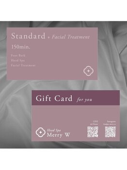 メリーダブリュー(Merry W)/ギフトカード（150分）郵送可能