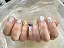 花柄デザインネイル＊