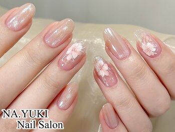 春お花フラワーネイル