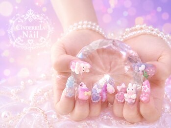 シンデレラネイル(CINDERELLA NAIL)/【チップ長さだしネイル】