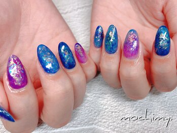 モチミィ(mochimy.)/*キラキラ宇宙カラーネイル*