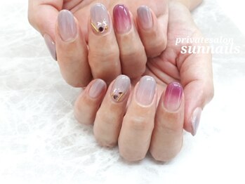 サンネイルズ(sun nails)/2本アート