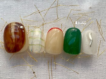 ネイルサロン トゥデイ 心斎橋店(Today)/Simple plus art¥9300→¥5800