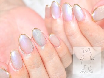 オトナネイル(otona nail)/ミラーフレンチマグネットネイル
