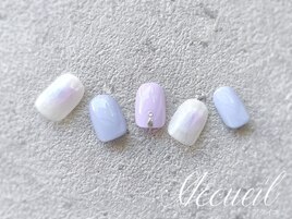 大人のオフィスネイル￥7980