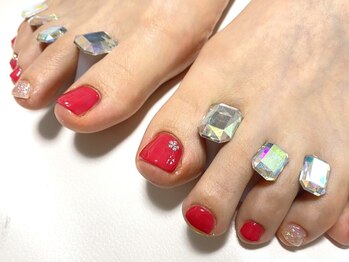 ローブセカンド(L'aube 2nd)/ジェル◆ミニフラワーネイル