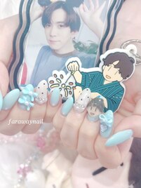 推し生誕ネイル/推しネイル