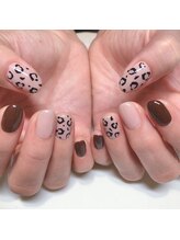 ネイルサロン マハロ 横浜四季の森フォレオ店(Nail Salon Mahalo)/レオパードネイル