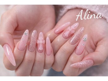 エリナネイルサロン池袋(Alina Nail Salon)/人気のクロスネイル（スカルプ）