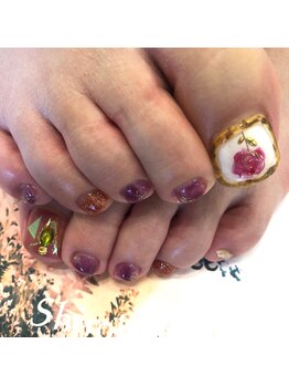 トータルサロン 白べぇーっ プラス/囲みネイル