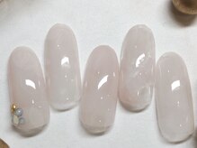 プルトワ(pourtoi)/クリア大理石ネイル★