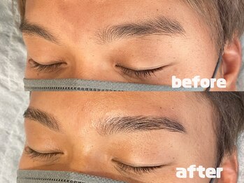 エルドット 八尾店(L.)/メンズアイブロウ/眉毛パーマ