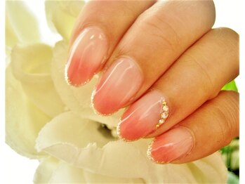 ラメライン＆ストーンset¥6500