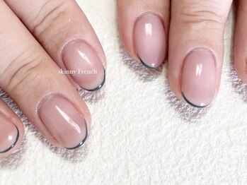 ジュエ ネイルスタジオ(jouer nailstudio.)/skinny french