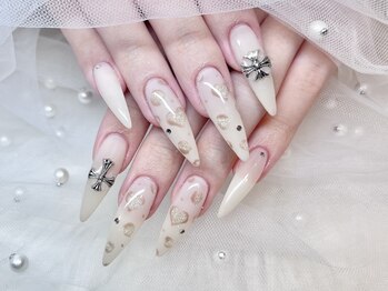 モカ 京橋(moca)/【Ayano】レオパードネイル