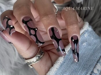 アクアマリン(AQUA MARINE)/【スカルプ】Y2Kネイル