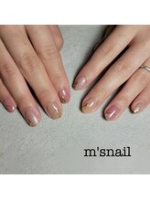 エムズネイル 高木店/NEWスタッフ 持ち込みアート