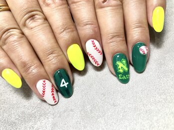 ラキネイル(LAKI Nail)/野球ネイル