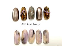 アンドネイル ビューティー(AND nail,beauty)/秋ネイル/ニュアンスネイル