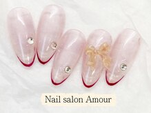 アムールユシマテン 上野湯島店(Amour)/キラキラ春夏のネイル¥7980