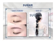 シュガービューティーショップ(SUGAR beauty shop)の雰囲気（#アイブロウ#眉毛#眉毛サロン#眉カット#ヘアセット#ヘアアレンジ）