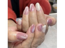 ヘアーアンドネイル ルシア(Hair&Nail Lucia)/卒入ネイルに！シンプルキラキラ