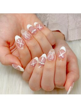 ルピナス(LUPINAS)/トゥーシューズ風ネイル