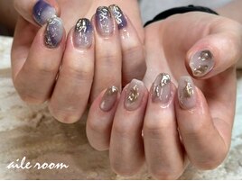 うるっと ちぐはぐnail