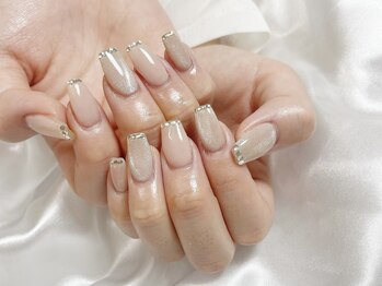 レアリゼ ネイル(Realiser nail)/マグネット&ピンクストーン