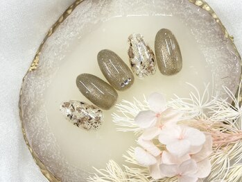 押し花 ラメ マグネット