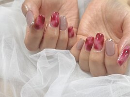 赤ベッコウネイル