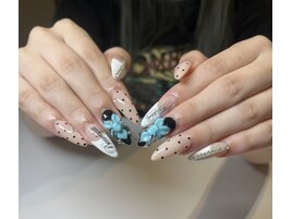 長さだし持ち込みネイル