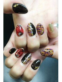 Halloweenカラーツイード☆