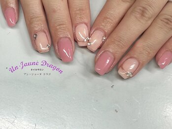 アン ジョーヌドラゴ/【自爪ネイル】ピンクネイル