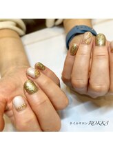 ロッカ(ROKKA)/ゴールドの華やかアート