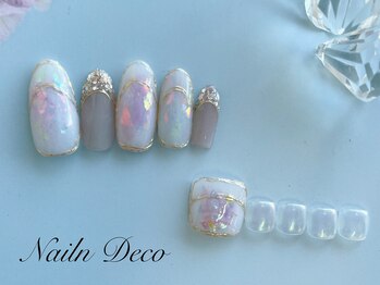 ネイルンデコ (Nailn Deco)/8月オススメSelect Nail ¥4980