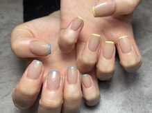 イデアル(ideal)/ワンカラー+スキニーフレンチ