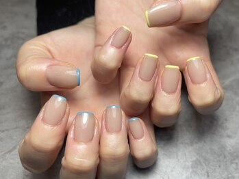 ワンカラー+スキニーフレンチ