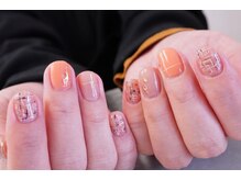 プチリリィ(Petit Lily)/大人なツイードネイル