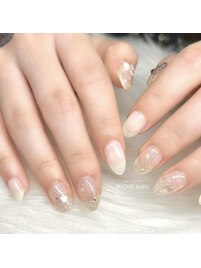 きらきらガーリーネイル