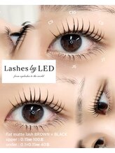 パティオアイラッシュ(Patio eyelash)/LEDエクステパーマ100本/下40本