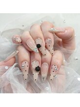 ラビィ 福岡天神大名店(Raviy)/ベージュ×黒ドット♪