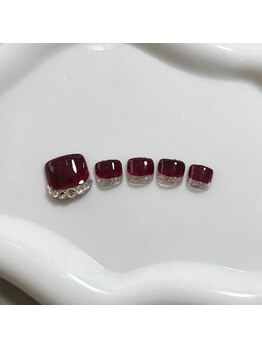 アイコニック ネイルアンドアイ 長久手店(ICONIQ nail&eye)/6月定額フットデザイン