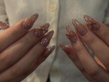 アイネイルズ 渋谷店(I nails)/【Karin.m】ピンクラメリボン