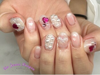 アン ジョーヌドラゴ/【自爪ネイル】ふわふわネイル