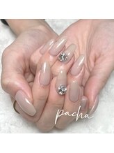 パシャ(Pacha)/ワンカラー+1本アート