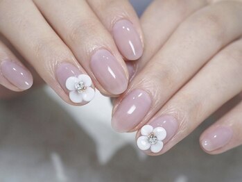 ネイルズ バイ ユイ 外苑前(Nails by Yui)/ウェディング♪フラワーネイル