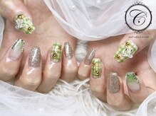 セリシール(Cericier)/ニュアンスチェックネイル